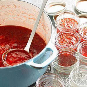 Strawberry Margarita Jam From Better Homes and Gardens, ideas and improvement projects for your home and garden plus recipes and entertaining ideas. Fruity Ice Cream, Strawberry Tequila, Strawberry Margarita Recipe, Wine Jelly, Canning Jams, Strawberry Jam Recipe, Homemade Jelly, Canning Jam, Canning Ideas