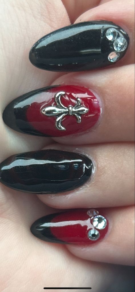 Vampire Diaries Nails, Tvd Nails, Vampire Diaries Funny, Short Acrylic, Short Acrylic Nails Designs, The Vampire Diaries, Short Acrylic Nails, Nails Designs, Acrylic Nail Designs