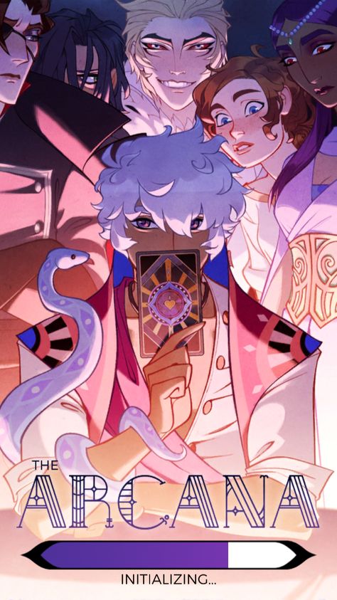 The Arcana, loading screen Asra Arcana, Arcana Lucio, The Arcana, Loading Screen, Novel Games, Shall We Date, Fantasy Romance, Cultura Pop, Visual Novel