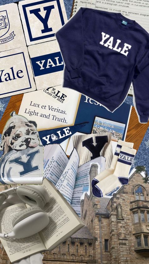 Yale University aesthetic Yale University Aesthetic, Bulldog Aesthetic, University Inspiration, College Wallpaper, Studying Stationary, University Aesthetic, Dream Collage, Ivy League Schools, Aesthetic College