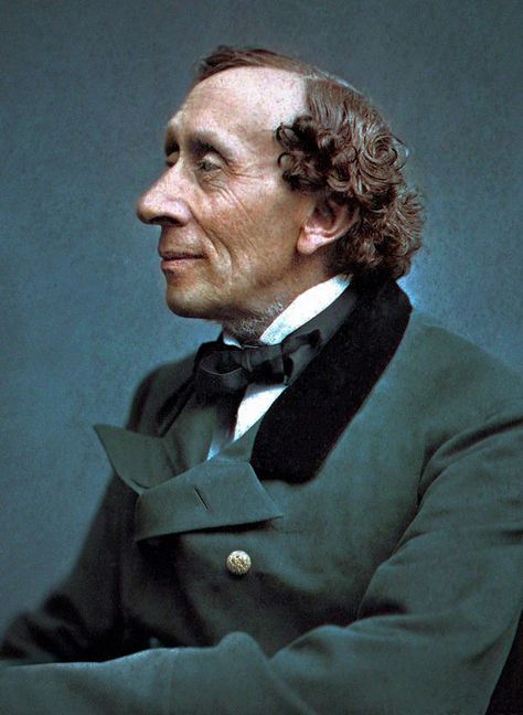 Hans Christian Andersen (1805-1875) Hans Andersen, Story Teller, Historical People, Hans Christian Andersen, Writers And Poets, Famous Authors, Hans Christian, Famous Men, Interesting Faces