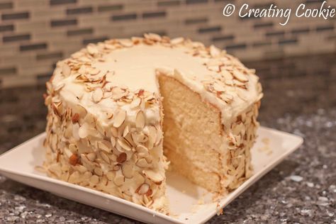 Amaretto Cake Recipe, Amaretto Cream, Amaretto Cake, Buttercream Icing Recipe, Southern Cake, Cream Cake Recipe, Torte Cupcake, Almond Cake, Specialty Cakes