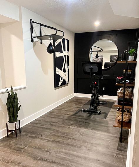 DIY home gyms we love and how to recreate them | Real Homes Diy At Home Gym, Spare Bedroom Home Gym, Gym Space At Home, Home Gym Shed Ideas, At Home Gym Room Small Spaces Garage, I’m Home Gym Ideas, Home Gym Ideas Garage Budget, Home Gym Ideas Small Garage, Converting Garage To Home Gym