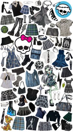 Monster High l Frankie Stein Outfit | ShopLook Frankie Stein Costume Diy, Monster High Moodboard, Monster High Outfit Ideas, Frankie Monster High Costume, Frankie Stein Outfits, Rock Band Costumes, Monster High Inspired Outfits, Frankie Stein Costume, Monster High Outfits