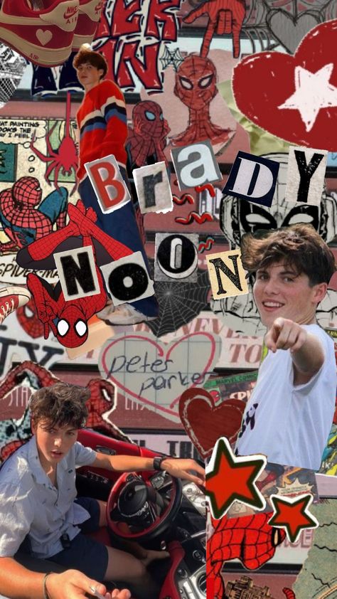 Brady Noon wallpaper Spider-Man Brady Noon Wallpaper, Brady Moon, Connor Noon, Wallpaper Spider Man, Brady Noon, Maze Runner Imagines, Cool Album Covers, Fluffy Hair, Hottest Guy Ever