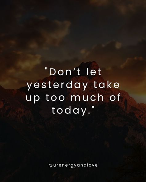 Yesterday’s struggles are lessons, not a life sentence. Don’t let what’s behind you steal the joy, potential, and growth of the present. Each new day is a chance to start fresh, so embrace today with an open heart and mind. Let go of the past, and move forward with purpose and positivity. 🌻  Focus on the now, and make today count!  🌍 Universal Energy and Love to all! 🌍  #NewBeginnings #LetGoOfThePast #PositiveMindset #FocusOnToday #LiveInTheMoment #StayPresent #Gratitude #Growth Starting Over Quotes Moving Forward, Let Them Quotes, In Silence Quotes, Quotes Moving Forward, Starting Over Quotes, Make Today Count, Let Go Of The Past, Universal Energy, Silence Quotes