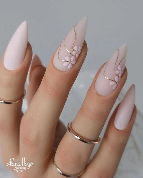 I love these soft colors for my designs 😍😍 I used Build-a-Base Milky Pink to built and on top I used gelpolish 246 from Ugly Duckling… | Instagram Milky Pink, Nagellack Trends, Elegant Nail Designs, Almond Nails Designs, Ugly Duckling, Bling Acrylic Nails, Spring Nail, Neutral Nails, Elegant Nails