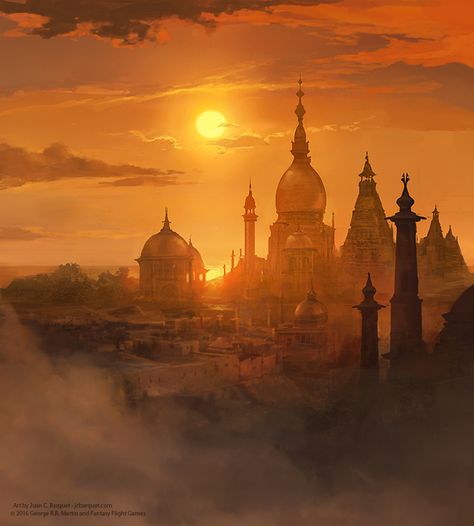 Arabian Nights Aesthetic, Tac Mahal, La Mecca, Empire Ottoman, Fantasy City, Fantasy Places, Fantasy Art Landscapes, Arabian Nights, Arte Fantasy