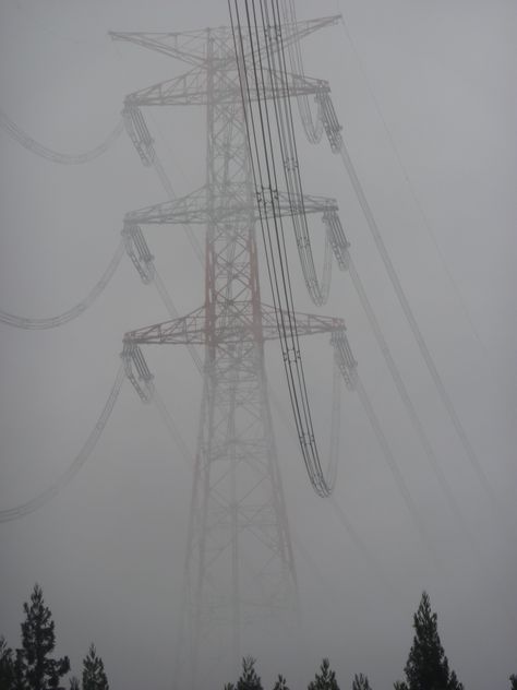 Northern Gothic, Transmission Tower, Line Photo, Transmission Line, Power Lines, The Fog, Ex Machina, Kerosene, Brutalism