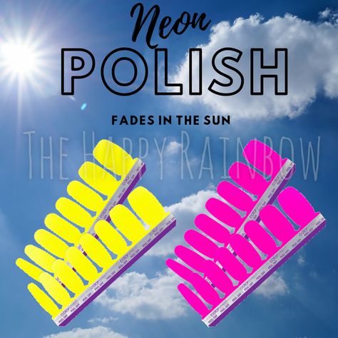 Neon nail polish is amazing, but it holds the risk of fading depending on how long you expose them to direct sunlight! But don’t let that stop you from shining bright! Color Street has 2 neon colors available and both are shipped with protective paper to prevent fading before they arrive! #neon #neonnails #nailpolish #nailart #psa #helpfultips #nailfie #nailsofinstagram Boring Nails, Neon Nail Polish, Neon Nails, Nail Polish Remover, Instagram Bio, Nail Polish Colors, Neon Colors, Color Street, Bright Color