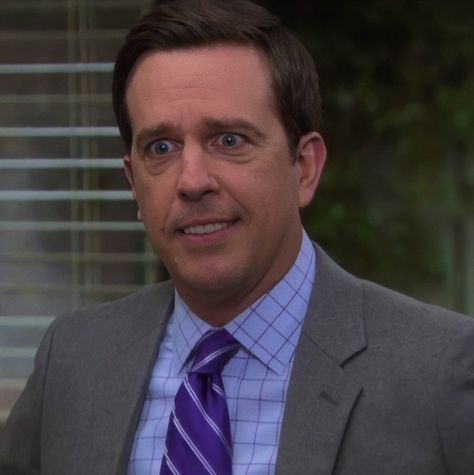 the office | andy bernard | aesthetic icons Andy Bernard Aesthetic, The Office Andy, Andy Bernard, Ed Helms, Office Icon, The Office, Real Life, Character Design, Feelings