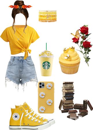 Belle vibes Outfit | ShopLook Bell Inspired Outfit Disney, Belle Disney Outfit Ideas, Disney Bounding Summer, Modern Belle Outfits, Belle Disney Outfit, Belle Inspired Outfits, Belle Disneybound, Disneyworld Outfits, Disney Vacation Outfits