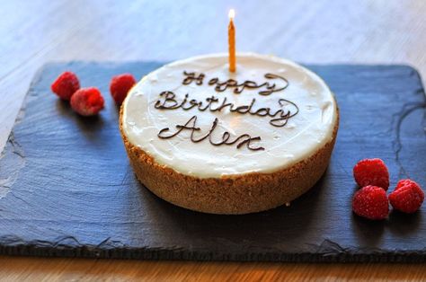 Happy Birthday, Alex! Cinnamon Graham Cracker Crust, Birthday Cheesecake, Cake Happy Birthday, Cake Quotes, Wish You Happy Birthday, Cup Of Jo, French Bakery, Happy Birthday Name, Sweet Wine