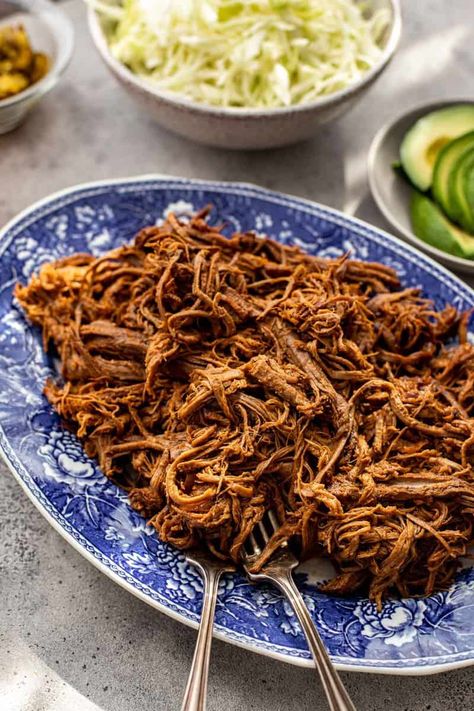 Shredded Beef Taco Meat, Taco Shredded Beef, Mexican Shredded Beef Tacos, Shredded Beef Burritos, Shredded Beef Tacos Recipes, Beef Taco Meat, Cilantro Lime Brown Rice, Dutch Oven Beef, Brisket Seasoning