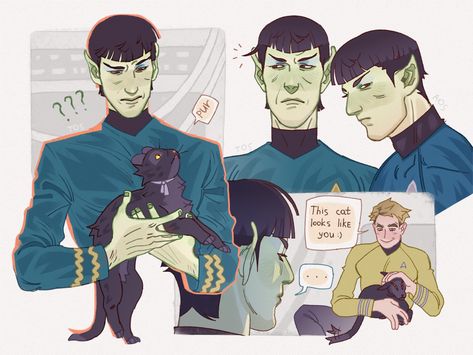 Spock Fanart, Space Husbands, Jim Kirk, Stark Trek, Star Trek Data, Start Trek, Spock And Kirk, Star Trek Spock, Mr Spock