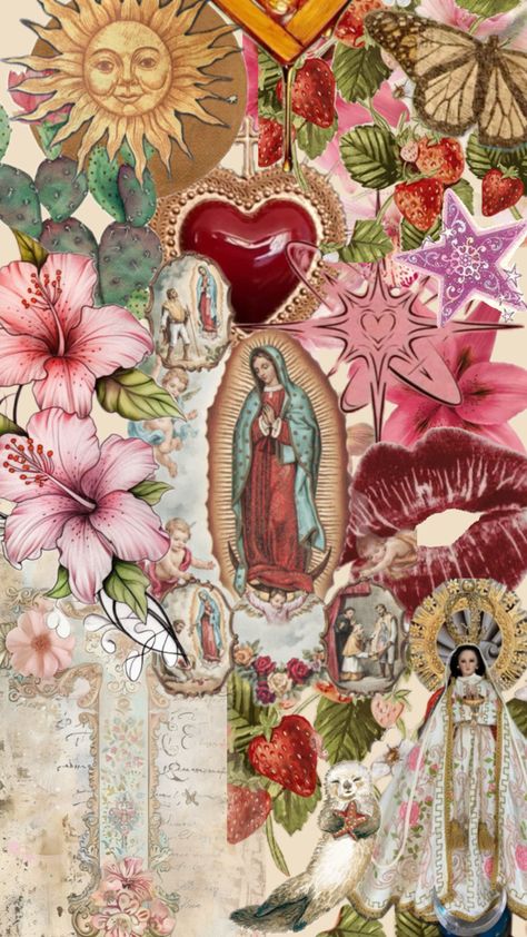 Pink Virgencita Wallpaper, Our Lady Of Guadalupe Wallpaper, Latina Aesthetic Wallpaper, Mexican Catholic Art, Chai Aesthetic, Guadalupe Wallpaper, Religious Wallpaper, Jesus Art Drawing, Mexico Wallpaper