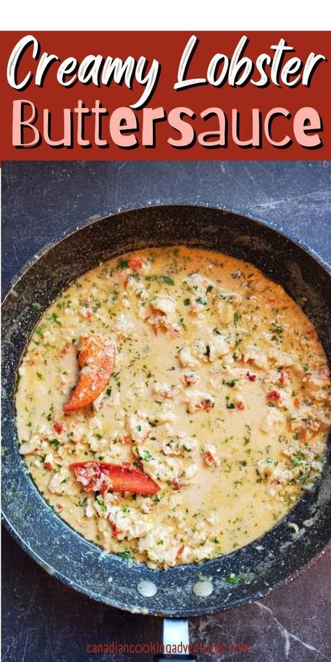 Lobster Beurre Blanc Sauce, Salmon With Lobster Cream Sauce, Lobster Garlic Butter Sauce, Creamy Lobster Sauce, Lobster Cream Sauce For Steak, Lobster Sauce Recipe Creamy, Seafood Cream Sauce Recipes, Lobster Cream Sauce Pasta, Lobster Pasta Recipe Cream Sauces