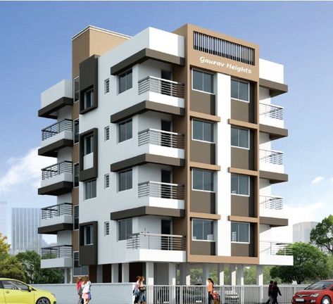 Small Apartment Building Design, Residential Building Plan, Residential Architecture Apartment, Building Front Designs, Residence Design, Small Apartment Building, Apartments Exterior, Facade Architecture Design, Residential Building Design