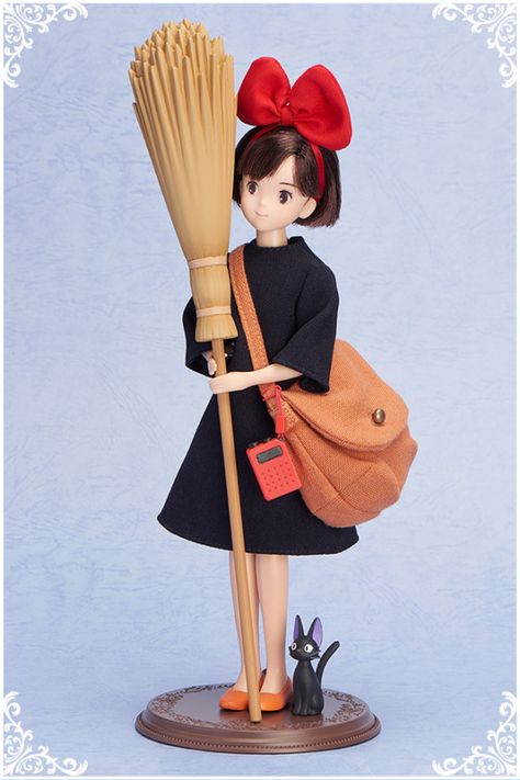 Studio Ghibli Kikis Delivery Service Kiki, Kiki Cosplay, Ghibli Toys, Licca Chan, Kiki Delivery, Kiki's Delivery Service, Anime Toys, Anime Figurines, Ghibli Art