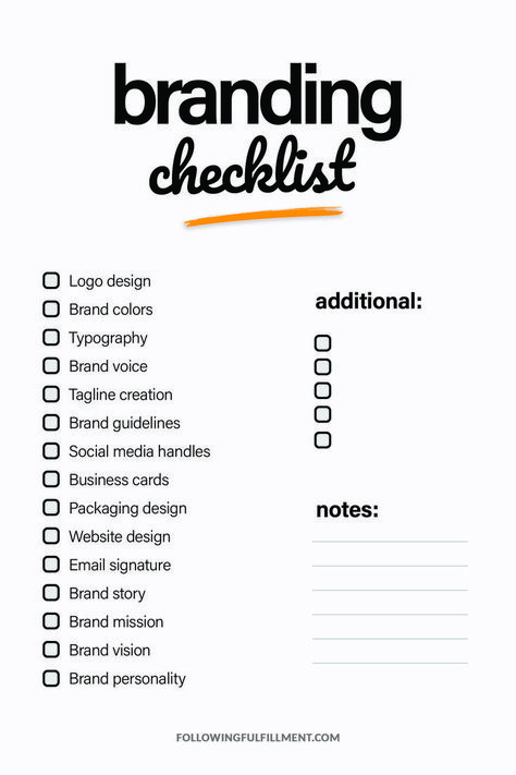 CLICK TO DOWNLOAD THE CHECKLIST IN HD! Create a strong brand identity with our comprehensive branding checklist. Nail down your brand messaging, visuals, and strategy to stand out from the competition. #branding #checklist Branding Checklist, Business Strategy Management, Alphabet Logo, Visuell Identitet, Brand Marketing Strategy, Brand Messaging, Business Branding Inspiration, The Checklist, Desain Buklet