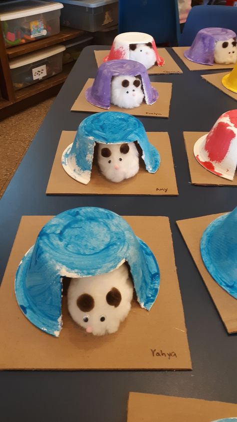 Pet Crafts Kindergarten, Pet Art Crafts For Preschoolers, Pets Theme Crafts For Preschool, Pet Week Preschool Crafts, Pet Week Crafts, Pet Craft Ideas For Preschool, Pets Activities Preschool Art Projects, Where Do Pets Live Preschool Activities, Pet Art Projects For Kids Preschool