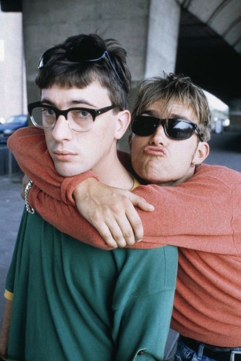 Damon And Graham, Blur Band, Graham Coxon, Alex Pics, Damon Albarn, Duck Face, I'm With The Band, Gorillaz, Early 2000s