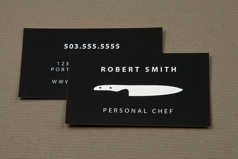 Personal Chef Service Business Card Chef Business Cards, Personal Chef Business, Chef Card, Food Business Card, Branding Identity Inspiration, Personal Chef Service, Restaurant Business Cards, Chef Logo, Buisness Cards