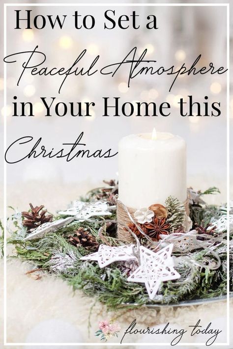 Peaceful Christmas, Simple Home Decoration, Christ Centered Christmas, Christmas Atmosphere, 12 December, Simple Home, Christian Christmas, Front Porch Christmas Decor, Decor Tips