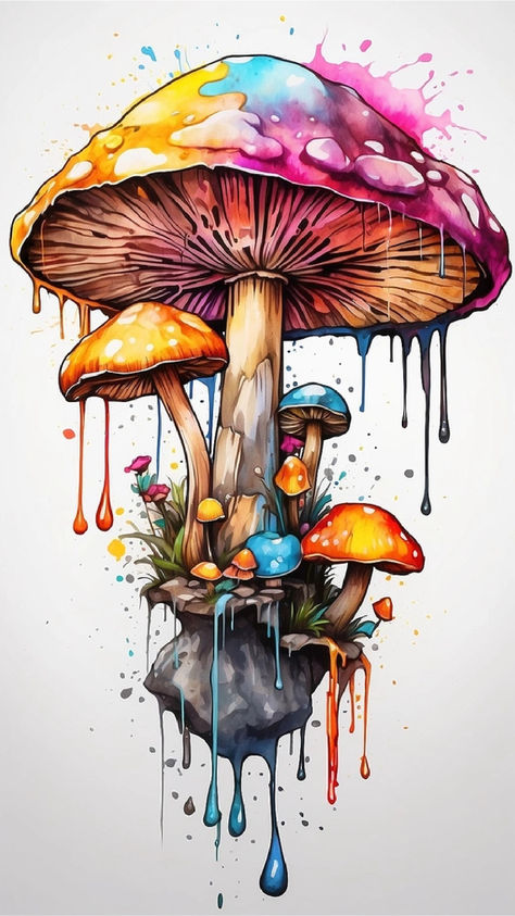 Dive into the vibrant world of poisonous beauty with our mushroom tattoo sketch. 🌿💀 Join our Telegram channel for a captivating exploration of colorful yet perilous fungi, where art meets danger in inked form. 📲🎨 Subscribe now to embrace the allure of nature's dark elegance. Let the mushrooms tell their vivid tales on your canvas! #MushroomTattoo #ColorfulDanger #InkAlchemy #Tattoo #TattooIdeas Watercolor Painting, United States, Ships, Paint, Art, Watercolour Painting