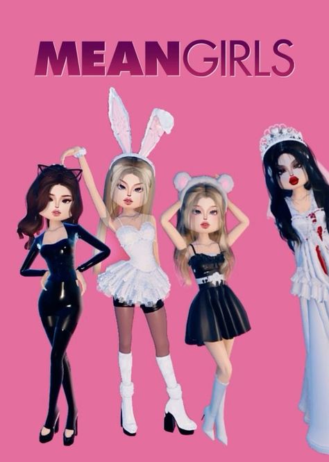 Meangirls Movie Outfits, Dti Theme Mean Girl, Main Character Dti, Dress To Impress Roblox Avatar, Dti Roblox Theme, Roblox Dress To Impress, Main Character Outfit, Halloween Dti, Mean Girl