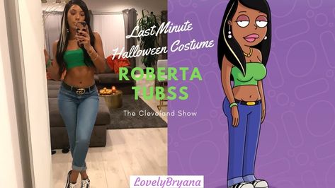 Roberta Tubbs Costume, Easy Last Minute Halloween Costume, Cleveland Show, Last Minute Halloween Costume, Easy Halloween Costume, Last Minute Halloween, Halloween Costume Idea, Black Jokes, Spooky Szn