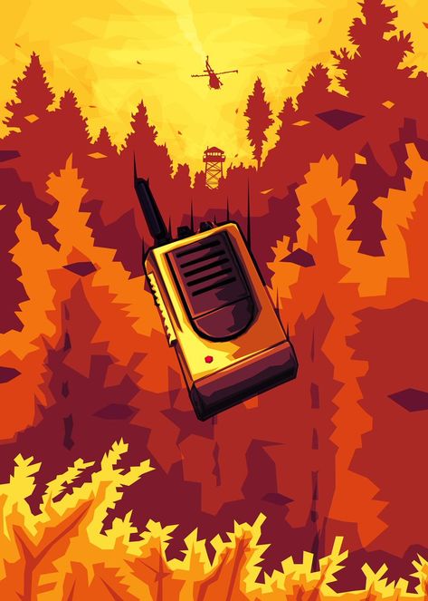 Firewatch Game, Fire Watch, Gamer Tags, Video Game Design, Story Games, Watch Tower, Cool Wallpapers Art, Fantasy Concept Art, Life Is Strange