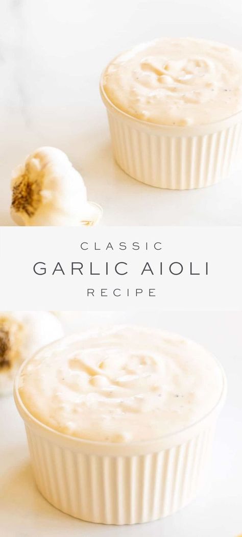 Garlic Aoli Recipe Easy, Easy Aioli, Street Fries, Aoili Recipe, Garlic Aioli Recipe, Bangkok Street, Aioli Sauce, Gourmet Grilled Cheese, Festival Games