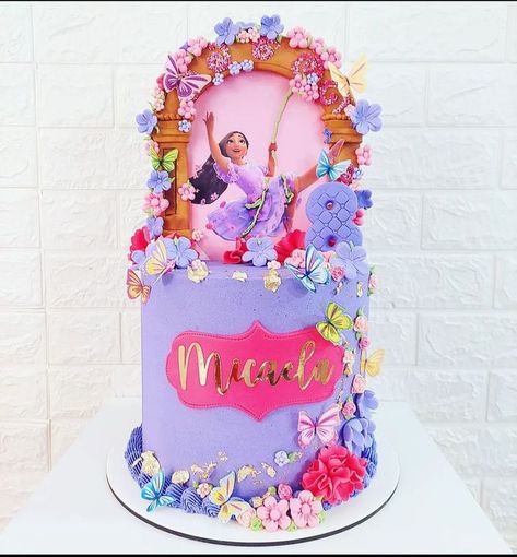 Isabella Birthday Cake Encanto, Isabella Encanto Cake Ideas, Pastel Isabela Madrigal, Isabela Cake Encanto, Pastel De Isabela Madrigal, Isabella Birthday Cake, Pastel Isabella Encanto, Encanto Isabela Cake, Isabela Encanto Cake