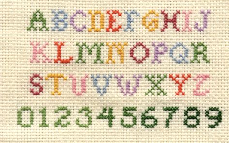 Cross Stitch Numbers, Cross Stitch Alphabet Patterns, Cross Stitch Fonts, Cross Stitch Letters, Cross Stitch Pillow, Small Cross Stitch, Pola Kristik, Pola Sulam, Cross Stitch Alphabet