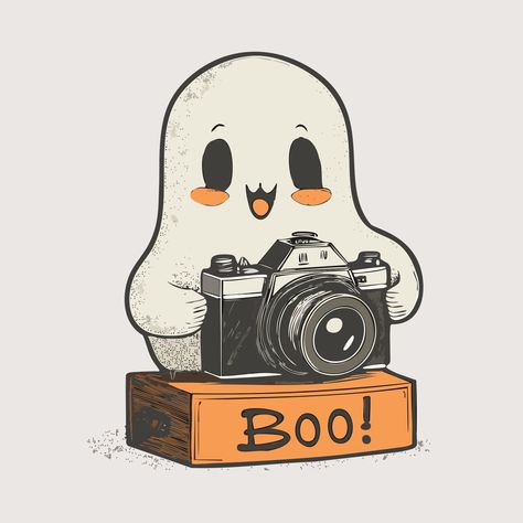 Ghost Cute Art, Halloween Camera, Camera Png, Camera Lover, Sublimation Templates, Photo Halloween, Photo Png, Camera Art, Halloween Wallpaper Iphone