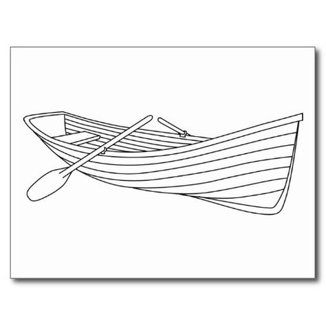 Row Boat Drawing, Boat Sketch, Boat Tattoo, Redwork Patterns, Tiny Boat, Beginner Sketches, Boat Drawing, Row Boats, Boat Fashion