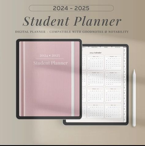 Feeling overwhelmed by your coursework? 🤯 Our digital student planner is here to save the day! Designed with busy students in mind, it’s packed with features to help you stay organized, boost productivity, and achieve your academic goals. From scheduling classes and assignments to tracking your grades and setting reminders, our planner has you covered. Ready to take control of your academic life? Link in bio to shop now. ✨📚 • • • • #digitalplanners #digitalplanner #studygram #digitalplannin... Digital Academic Planner, Planners 2024, Calendar Goodnotes, Digital Student Planner, Ipad Planner, School Planner, Academic Planner, Budget Planer, College Planner