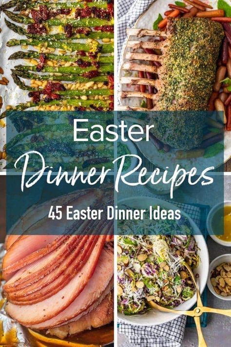 Easy Easter Dinner Recipes, Easter Dinner Ideas, Easy Easter Dinner, Easter Sides, Easter Dinner Menus, Healthy Easter Recipes, Easter Side Dishes, Easter Dishes, Healthy Easter