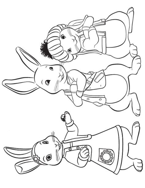 Lily Peter and Benjamin Rabbit Coloring Page Peter Rabbit Coloring Pages, Dessert Micro Onde, Rabbit Coloring Pages, Lily Bobtail, Peter Rabbit Movie, Kids Colouring Printables, Rabbit Coloring, Creation Coloring Pages, Minion Coloring Pages