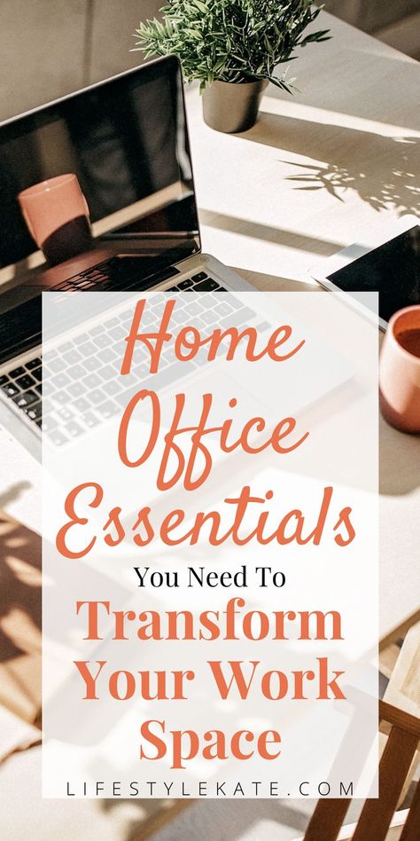 Home office essentials, home office must haves, home office ideas, home office set up Office Supplies Organization, Hygge Decor Inspiration, Home Office Must Haves, Pretty Office Space, Office Supplies Checklist, Office Must Haves, Home Office Essentials, Office Ideas Home, Office Ideas For Women