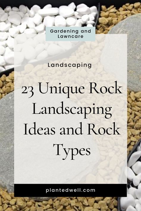 People have been using rocks to decorate since the beginning of time. Today, we use landscaping rocks to make our front yard and back yard look nice. In this article, you can find simple Landscaping rock designs. They say ‘diamonds are forever,’ but the same is true of stone landscaping designs, so make sure that you select the one that speaks to you on an instinctual level.   #landscapingrocks #landscapingideas  #landscaping #gardenrocks Frontyard Landscape Layout, Landscaping Rocks, Landscaping Rock, Simple Landscaping, Front Yard Decor, Landscaping With Large Rocks Front Yard, Rock Designs, River Rock Landscaping, Landscape Rock