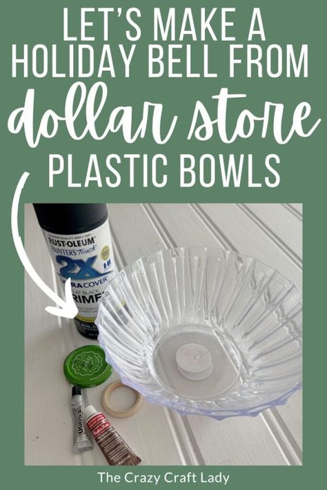 Dollar Store Plastic Bowl Crafts, Christmas Ornament Bowls, Dollar Tree Plastic Bowls Diy, Dollar Tree Bowl Ornaments Diy, Dollar Tree Bowl Ornaments, Oversized Ornaments Diy, Dollar Tree Bowls, Fishbowl Craft, Plastic Cup Crafts