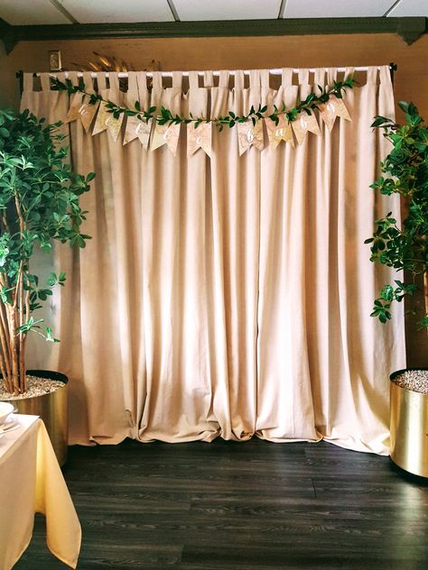 photo backdrop for a gender neutral baby shower Woodland Photo Backdrop, Baby Shower Backdrop No Balloons, Baby Shower Wall Decorations, Woodland Baby Shower Backdrop, Baby Shower Picture Backdrop, Woodland Backdrop, Baby Shower Backdrop Ideas, Baby Shower Photo Backdrop, Perlengkapan Bayi Diy