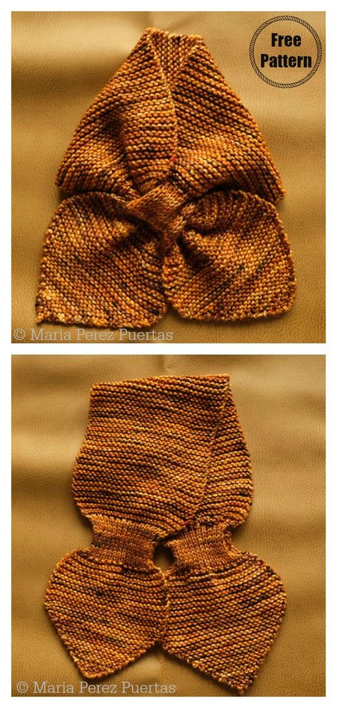 All Free Knitting, Kerchief Pattern, Knit Scarf Pattern, Easy Scarf Knitting Patterns, Keyhole Scarf, Easy Knitting Patterns Free, Ravelry Knitting, Knitted Scarves, Knitting Patterns Free Scarf