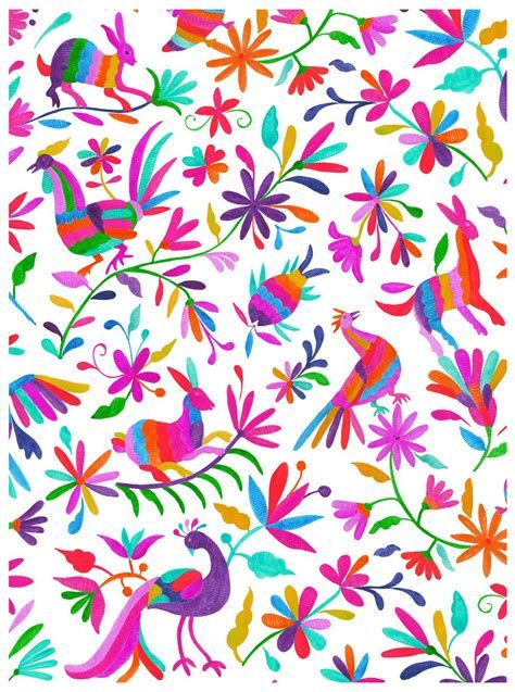 Bordado Mexicano Paso A Paso - Buscar Con Google | Bordado Otomi Art, Otomi Embroidery, Mexican Pattern, Mexican Embroidery, Folk Art Flowers, Mexican Designs, Sketchbook Inspiration, Arte Popular, Mexican Art