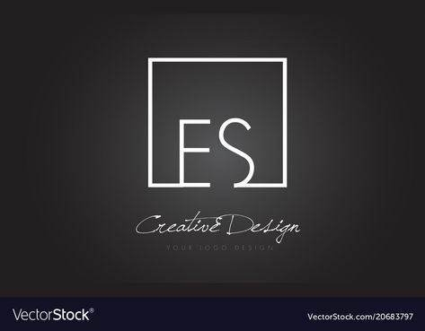 Fs Logo Design Letters, Fs Logo Design, Es Logo, Fs Logo, Sj Logo, Sf Logo, Architect Logo, Framed Letters, Typographic Logo Design