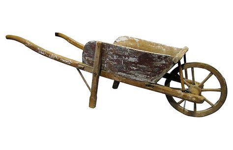 Wheelbarrow Decor, Wood Wheelbarrow, Rustic Wheelbarrows, Wooden Wheelbarrow, Country Deco, Fall Garden Decor, French Rustic, Vintage Garden Decor, American Decor