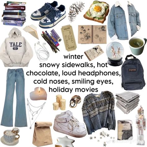 Christmas Mood Board, Niche Aesthetic, Mood Clothes, Simply Fashion, Outfit Collage, Mood Board Fashion, Outfit Winter, Christmas Mood, Winter Aesthetic