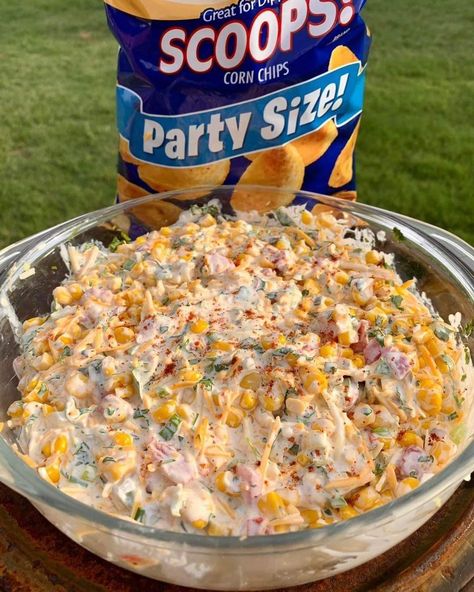 Mexican Corn Dip, Mexican Street Corn Dip, Hot Corn Dip, Rotel Dip, Corn Dip Recipes, Hot Corn, Corn Dip, Dip Recipes Easy, Corn Salad